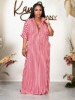 Striped-Lapel-Long-Shirt-Dress-5