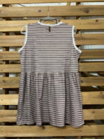 Striped print sleeveless tank top