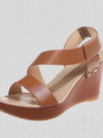 Wholesale Stylish Open Toe Wedge Sandals