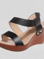 Wholesale Stylish Open Toe Wedge Sandals