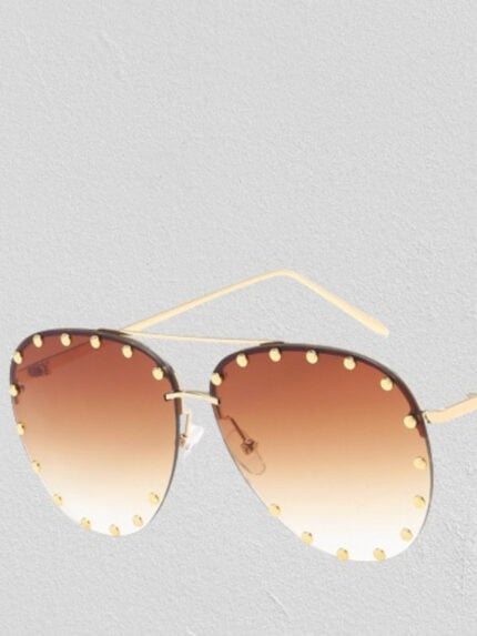 Stylish Studded Frame Sunglasses