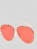 Stylish Studded Frame Sunglasses