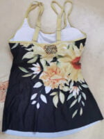 Sunflower print tankini set