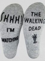 THE WALKING DEAD print mid-length socks