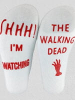 THE WALKING DEAD print mid-length socks