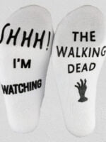 THE WALKING DEAD print mid-length socks