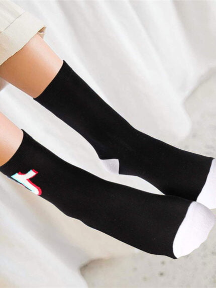 TIK TOK Icon Colorblock Socks