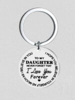 Wholesale TO MY SON DAUGHTER Lettering Keychain