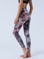 Wholesale Tie Dye High Waist Sports Yoga Pants