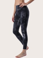 Wholesale Tie Dye High Waist Sports Yoga Pants