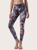 Wholesale Tie Dye High Waist Sports Yoga Pants