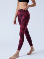 Wholesale Tie Dye High Waist Sports Yoga Pants