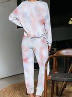 Tie-dye Tie Waist PJ Set pajamas