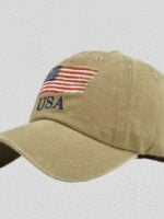 Wholesale USA flag embroidered baseball cap