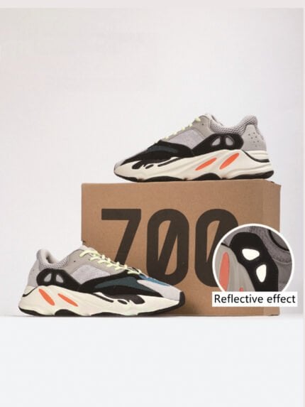 UYEEZY Color-Block Lace-Up Chunky Sneakers