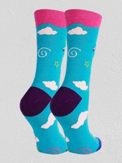 Unicorn Rainbow Printing Socks