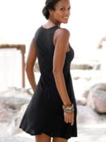 V-Neck Cutout Sleeveless Dress