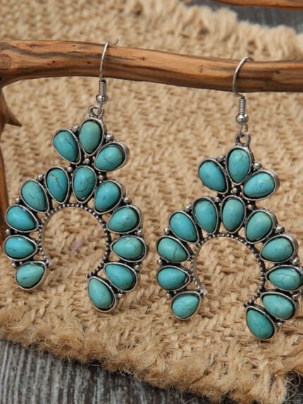 Vintage Boho Turquoise Earrings