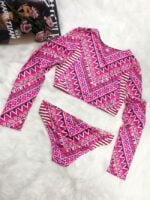 Wholesale Vintage Ethnic Print Long Sleeve Swimsuit