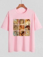 Vintage Oil Painting Print T-Shirt