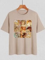 Vintage Oil Painting Print T-Shirt