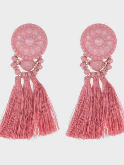 Wholesale Fashion Crystal Tassel Earrings