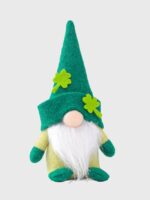 Wholesale St. Patrick's Day green hat shamrock dwarf doll