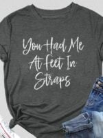 Wholesale You Had Me AT Printed Short Sleeve T-Shirt