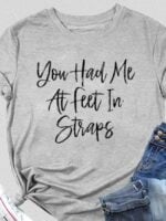 Wholesale You Had Me AT Printed Short Sleeve T-Shirt