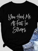 Wholesale You Had Me AT Printed Short Sleeve T-Shirt