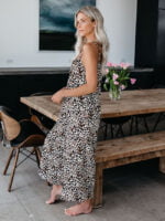 Printed Wide Leg Cami Jumpsuit