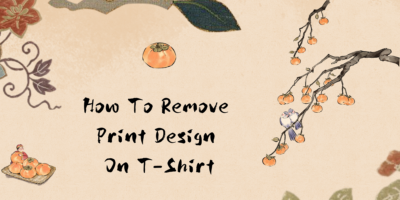 How To Remove Print Design On T-Shirt