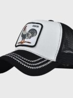 Wholesale Animal Embroidery Mesh Panel Hat