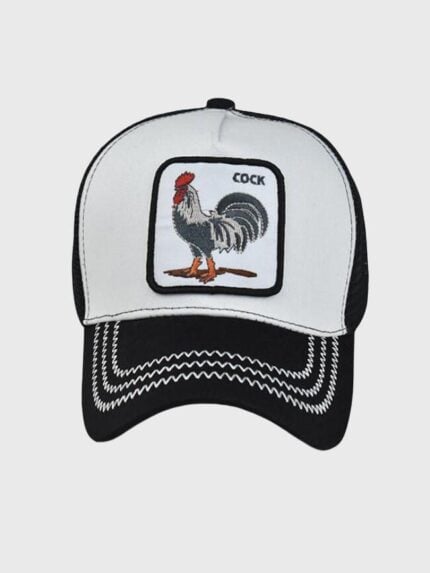 Wholesale Animal Embroidery Mesh Panel Hat