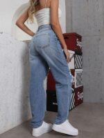 Wholesale Blue Ripped Street Jeans