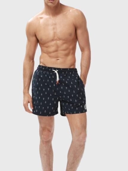 Wholesale Boat Print Casual Men's Shorts