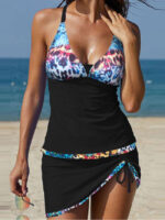 Wholesale Drawstring V-neck Swimsuit