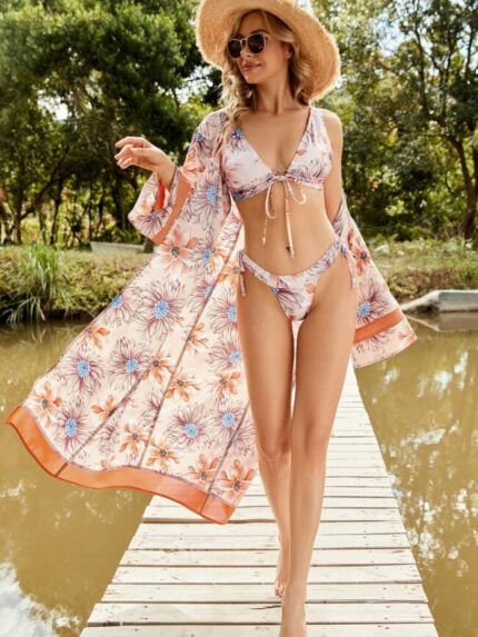 Wholesale Fashion Print Bikini Cover Up