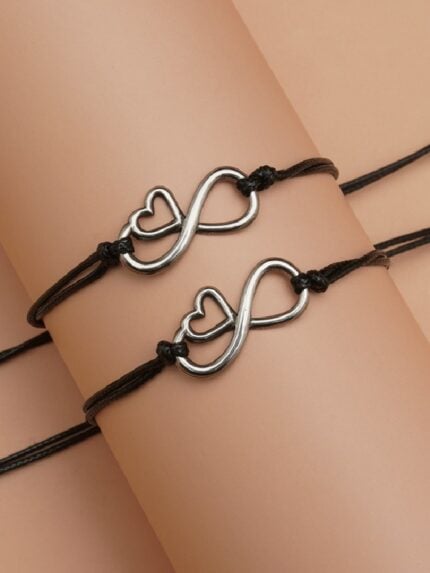 Wholesale Heart Bracelet Two Piece Set