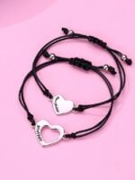 Wholesale Heart Openwork Bracelet Set