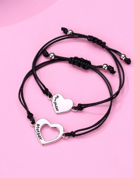 Wholesale Heart Openwork Bracelet Set