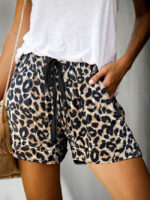 Wholesale Leopard Camo Print Shorts