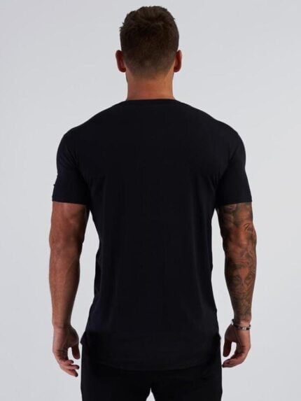 Wholesale Men Slim Round Neck Short Sleeve T-shirt