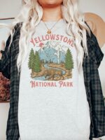 Wholesale NATIONAL PARK Print Short Sleeve T-Shirt