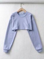 Wholesale Round Neck Long Sleeves Sweatshirt