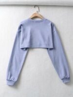 Wholesale Round Neck Long Sleeves Sweatshirt