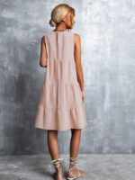 Wholesale Round-neck loose cake dress