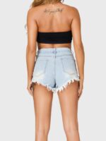 Wholesale Sexy Ripped Raw Edge Shorts