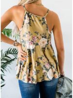 Wholesale Sexy V-neck Printed Camisole Vest