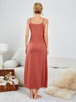 Wholesale Solid Color Casual Sling Nightdress